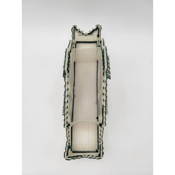 Plastic Canvas House Napkin & Salt & Pepper Holder Or Condiment Caddy Handmade - Picture 5 of 10